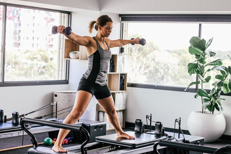 Pilates class