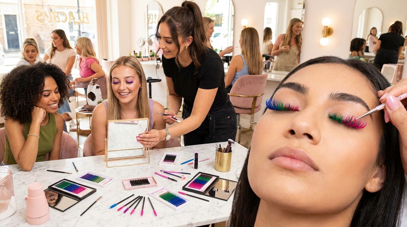 Vibrancy in Beauty The Rise of Coloured Lashes